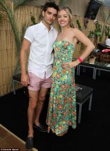 Nice shorts: Tom Parker ditched his partying ways for a more romantic day on Friday as he headed to the Henley Royal Regatta in Henley-on-Thames with his girlfriend Kelsey Hardwick
