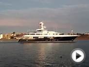 Elandess Super Yacht leaves Marina Del Rey
