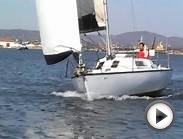 Finot Eglantine sailing yacht, 31ft Half Ton Class boat