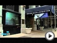 New York Health & Racquet Club Interactive Gesture Window